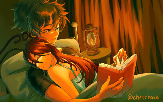 Halfbody, scene, rendered